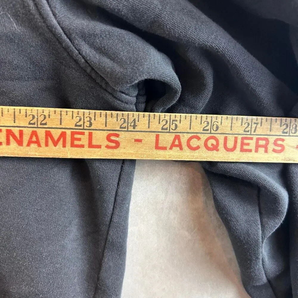 Adidas Men's Grey and Black Hoodie